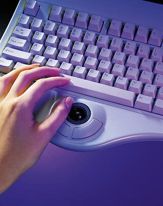 Trackball keyboard