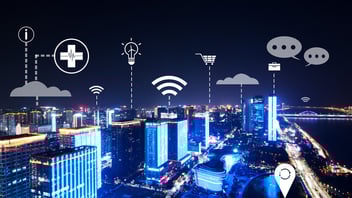 City landscape at night 