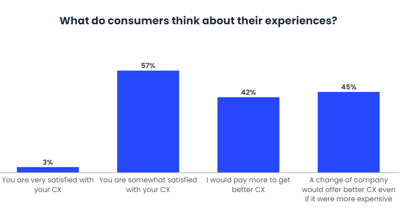 Only 25% of CX’s strategies meet their goal