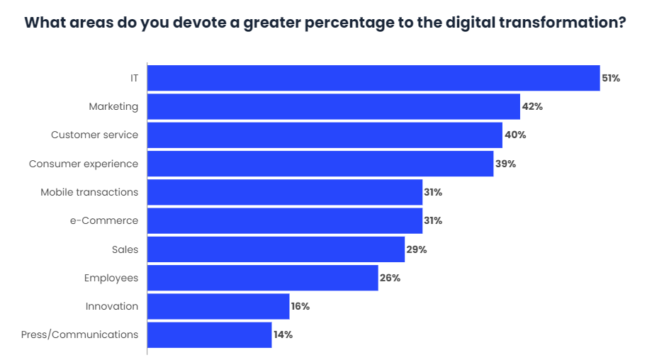 The 28% of the CIOs are responsible for Digital Transformation-2