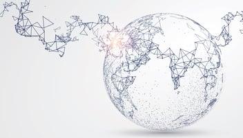 cloud in a cloud server room