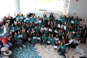 Softtek leaders in Monterrey provide week-long program to girls ages 13 to 17 to explore topics related to science and #technology,
